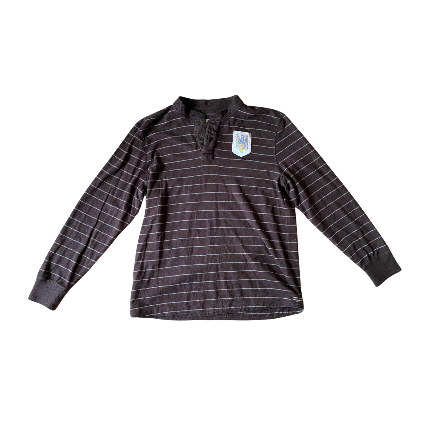 Brown Ukrainian Tryzub Shirt (Men's Large)