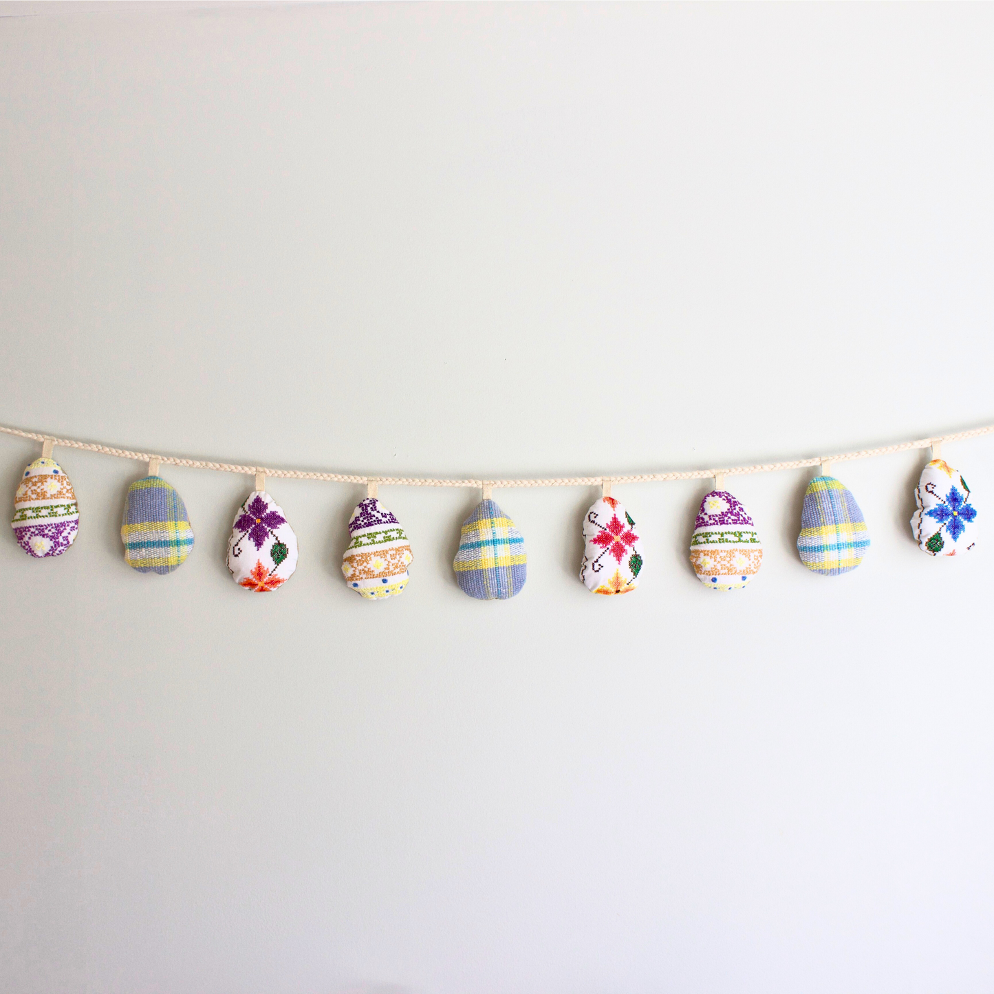 No. 1: Upcycled Pysanky Easter Egg Banner