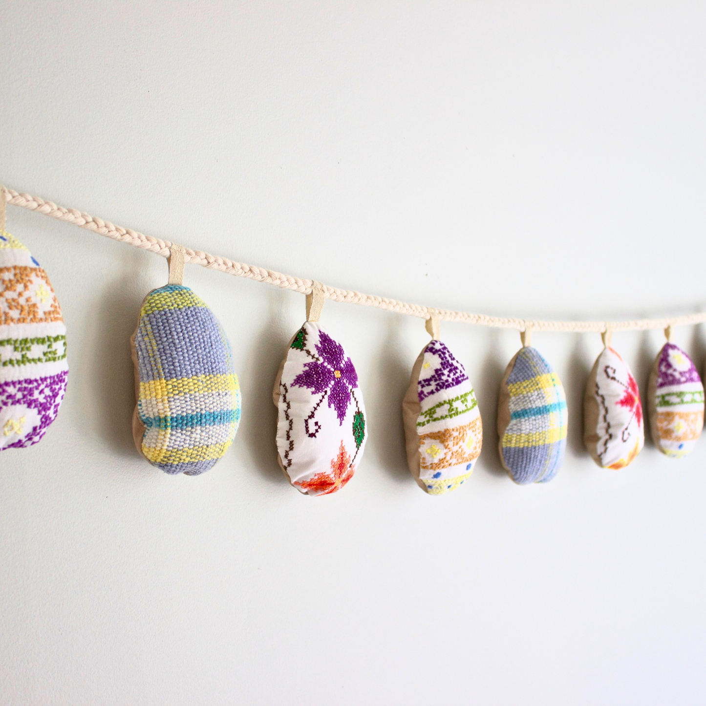 No. 1: Upcycled Pysanky Easter Egg Banner