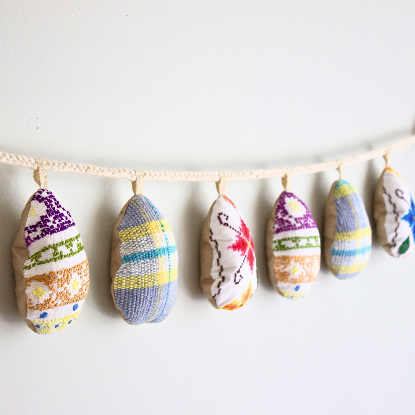 No. 1: Upcycled Pysanky Easter Egg Banner