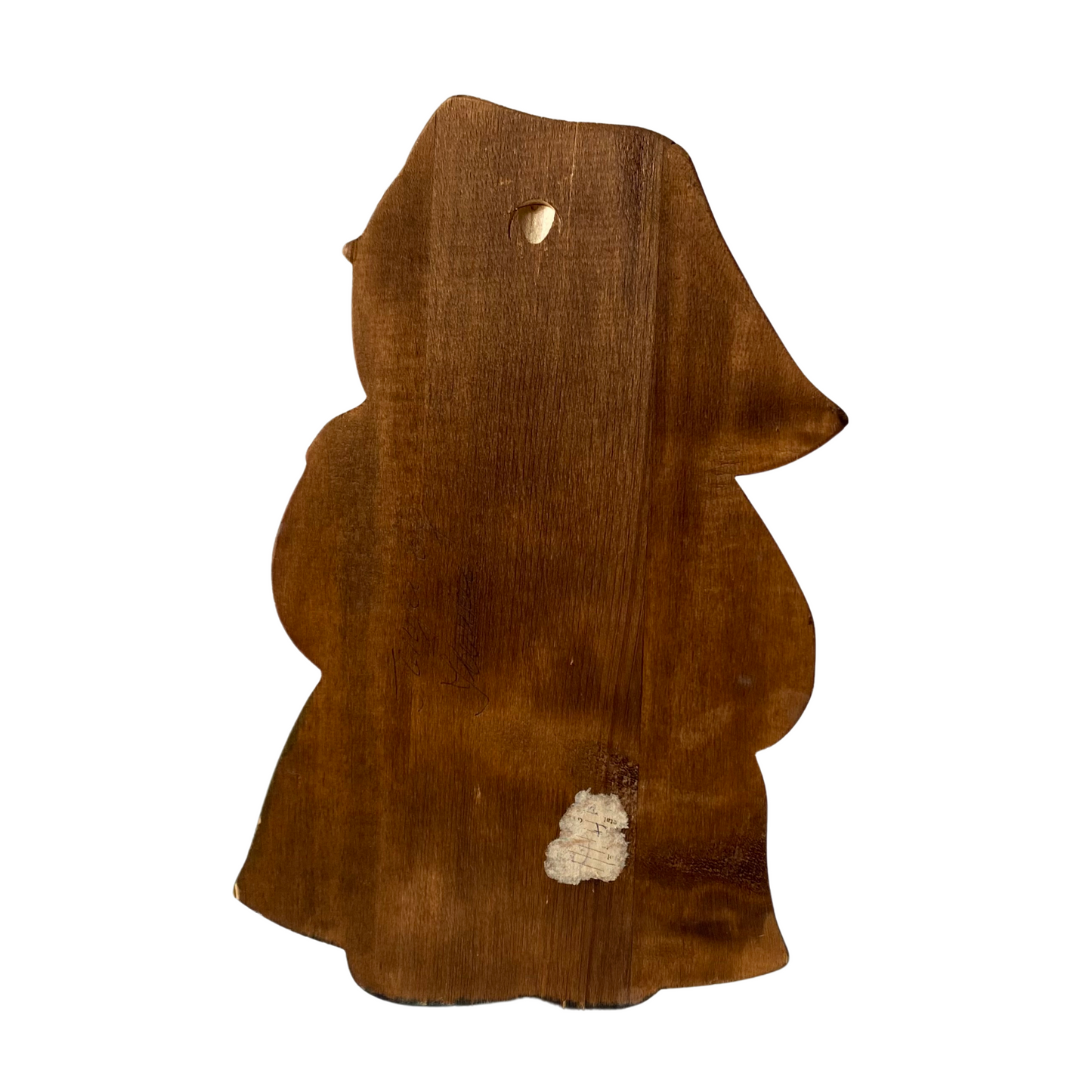 Vintage Baba with Heart Wood Cut