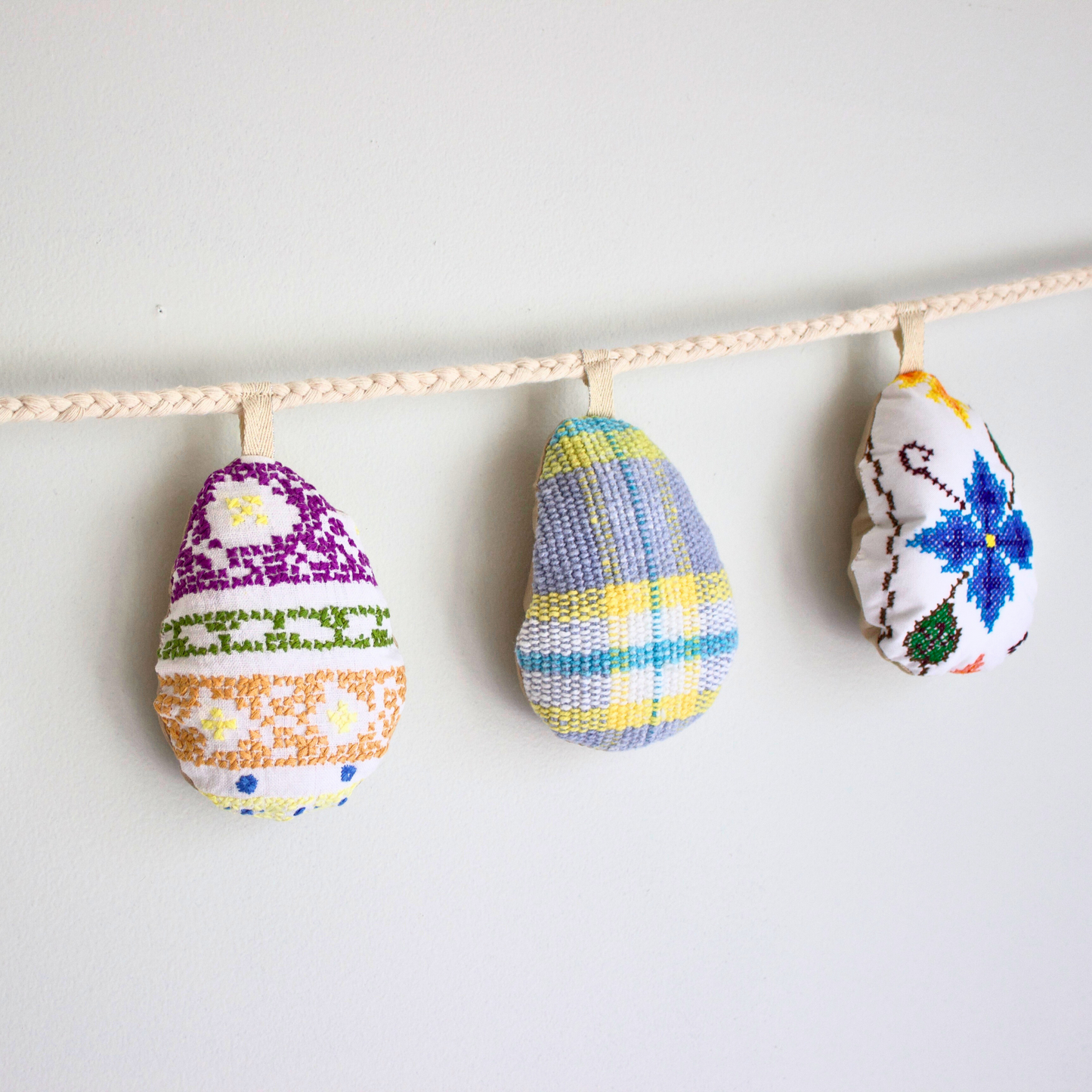 No. 1: Upcycled Pysanky Easter Egg Banner