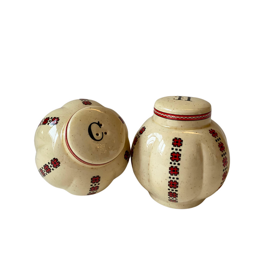 Vintage Ceramic Salt & Pepper Shakers