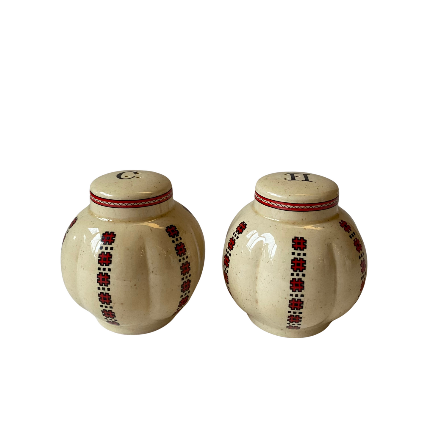Vintage Ceramic Salt & Pepper Shakers