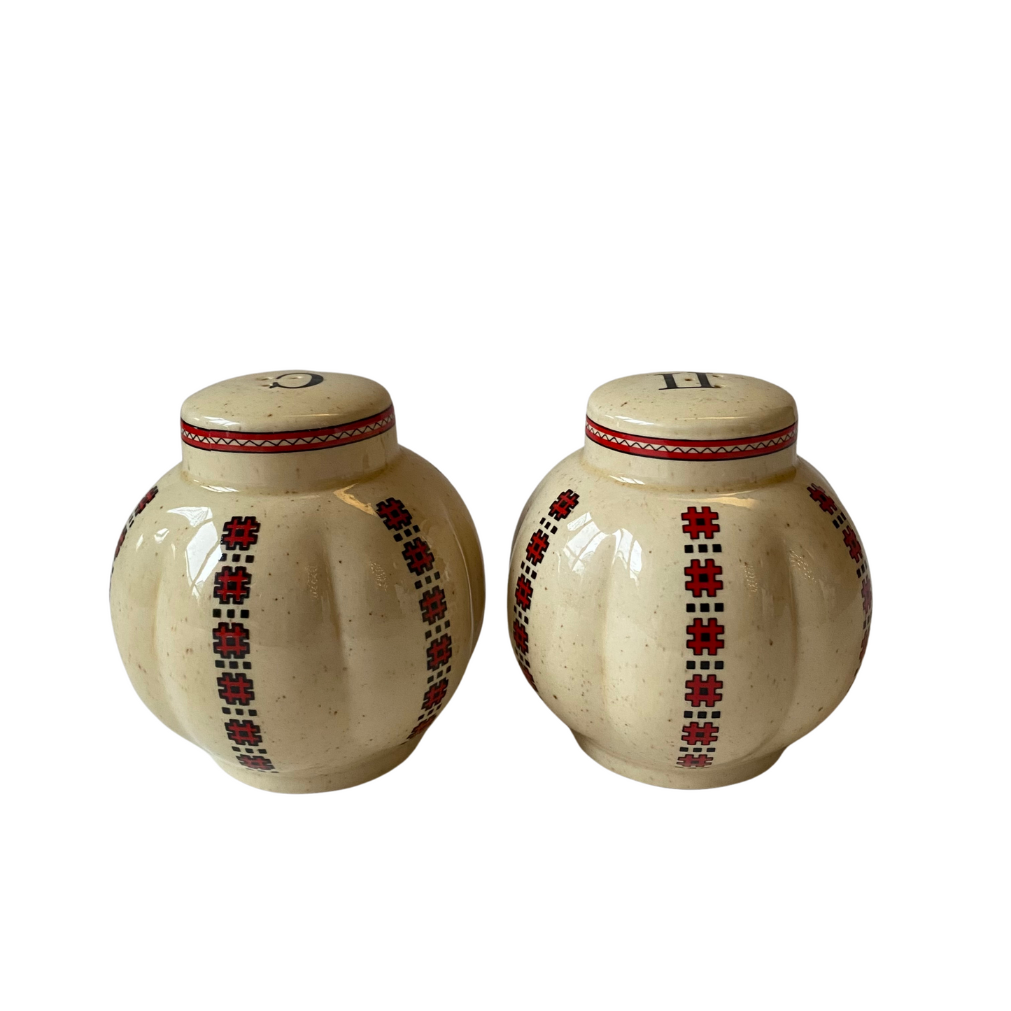 Vintage Ceramic Salt & Pepper Shakers