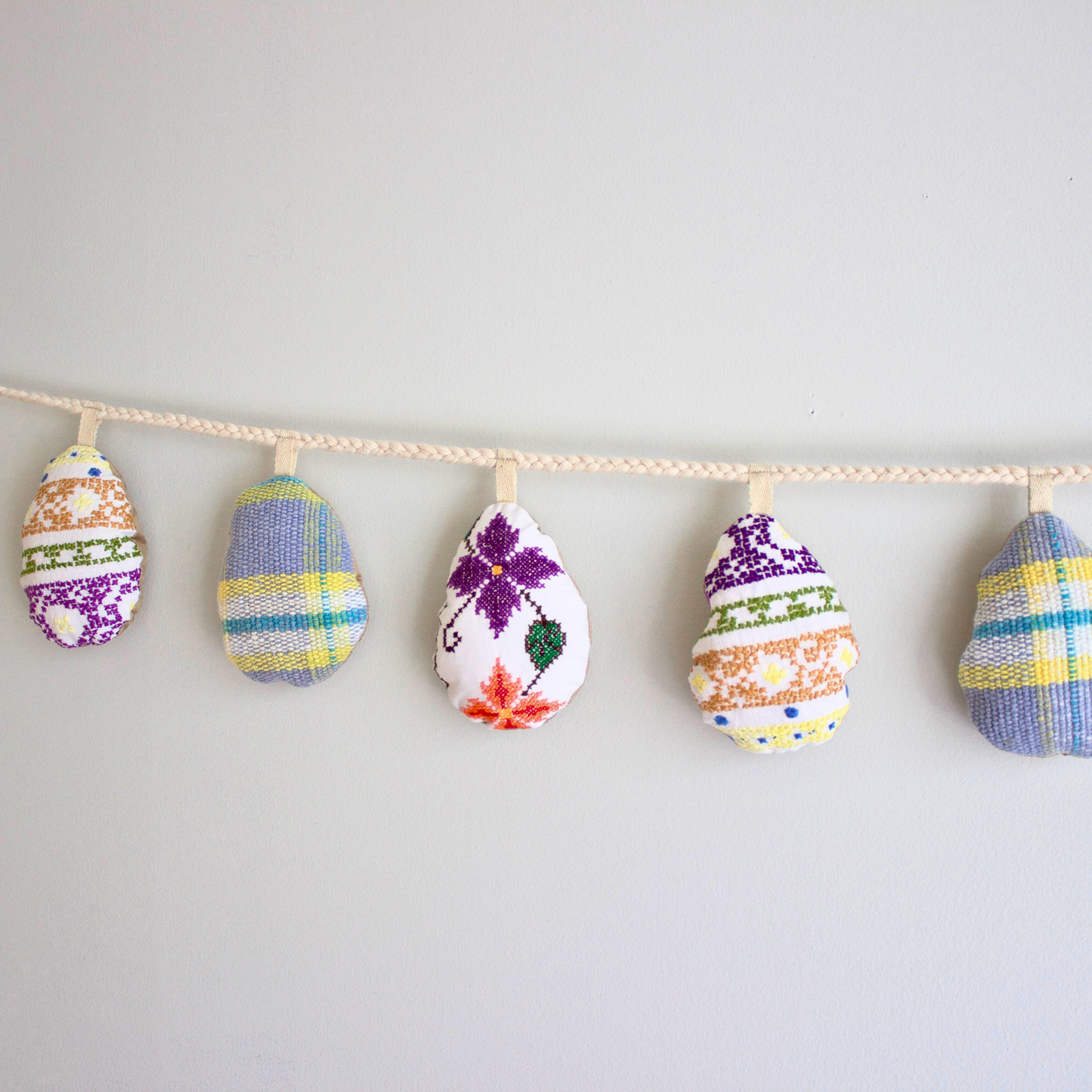 No. 1: Upcycled Pysanky Easter Egg Banner