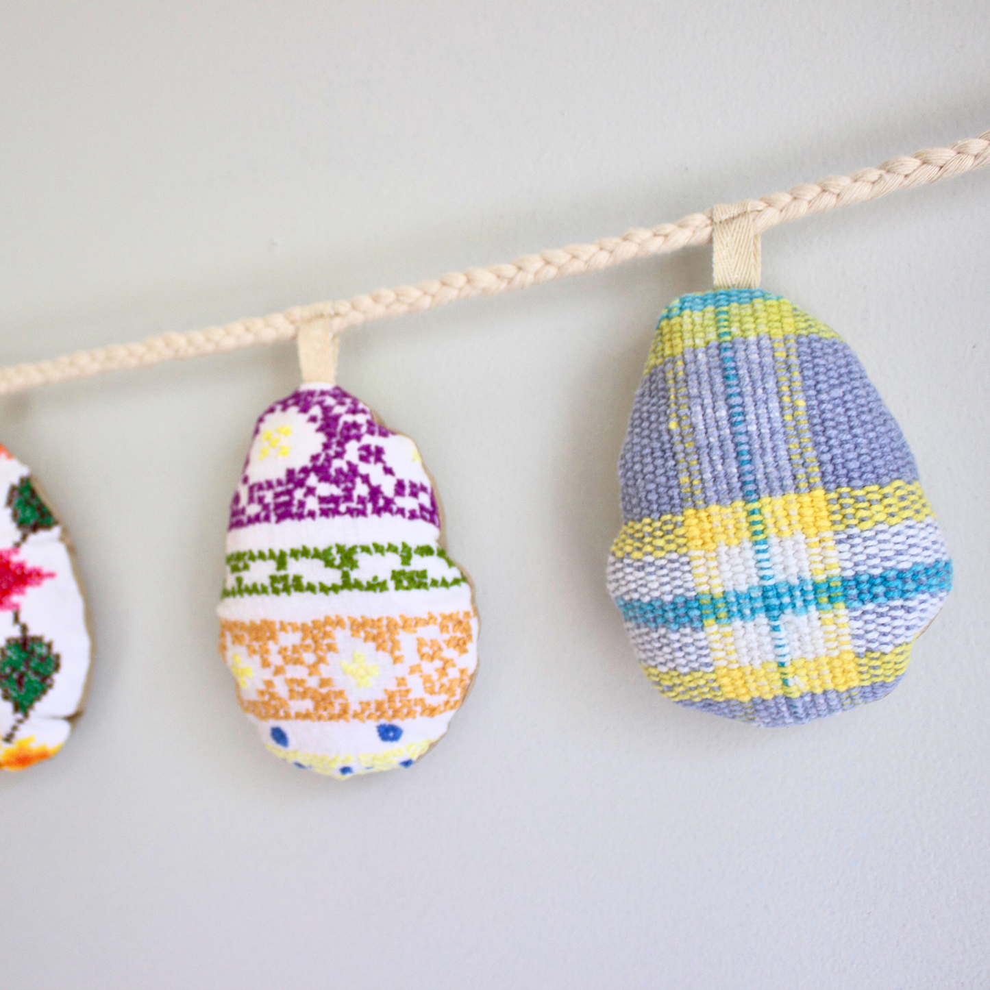 No. 1: Upcycled Pysanky Easter Egg Banner