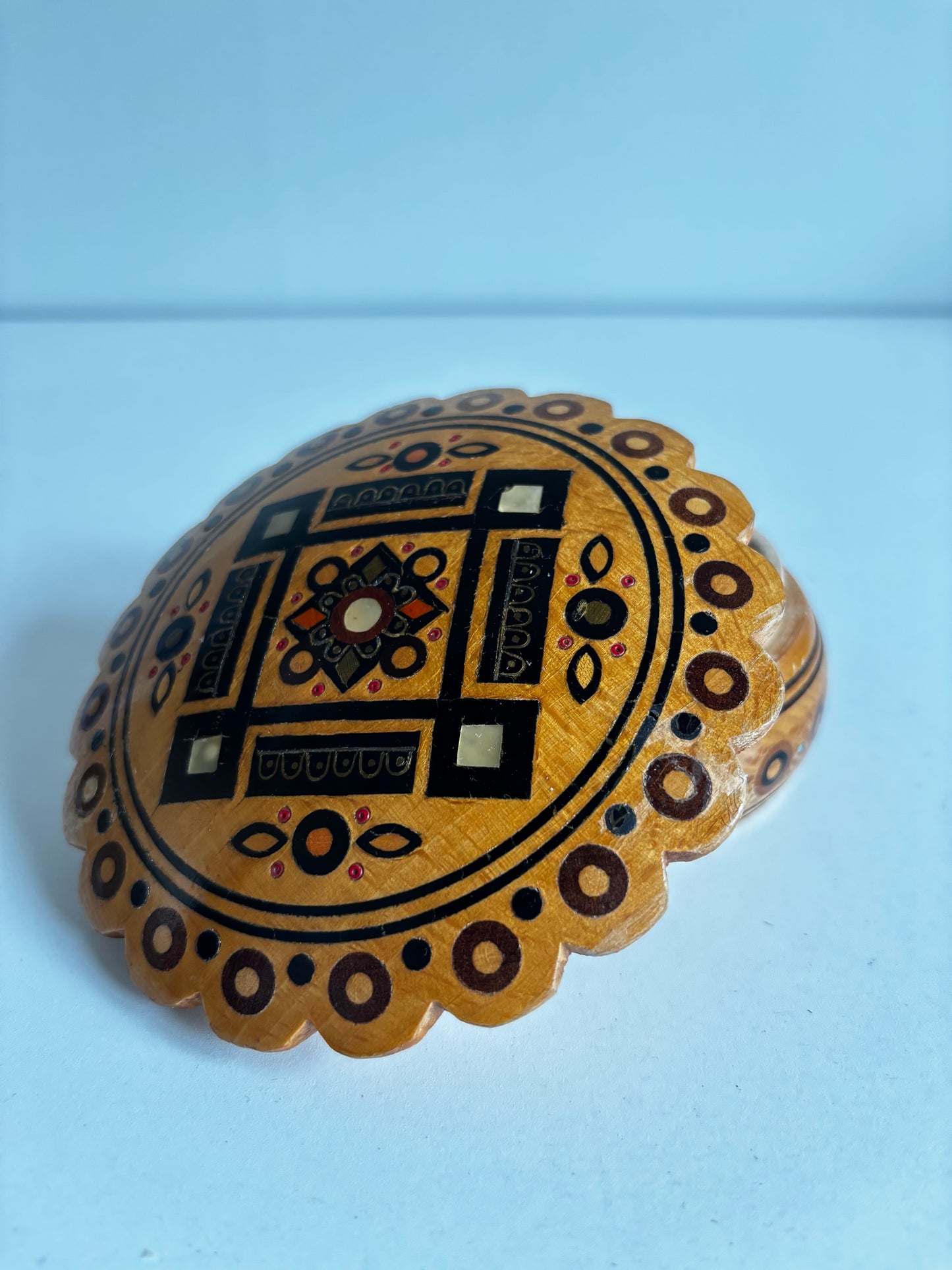 Vintage Inlay Jewellery Box