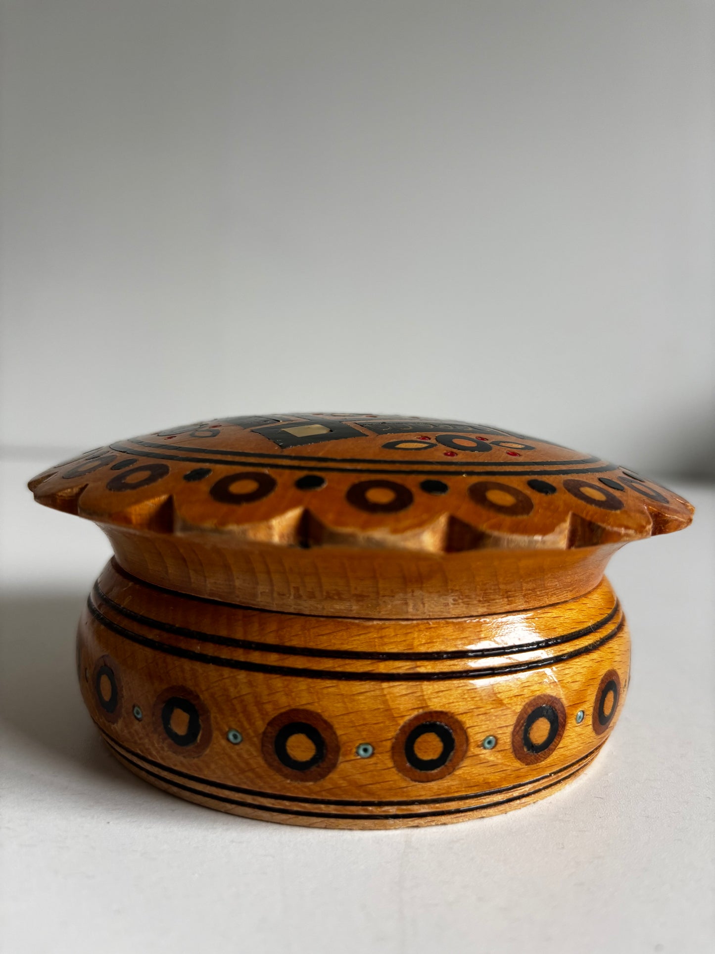 Vintage Inlay Jewellery Box