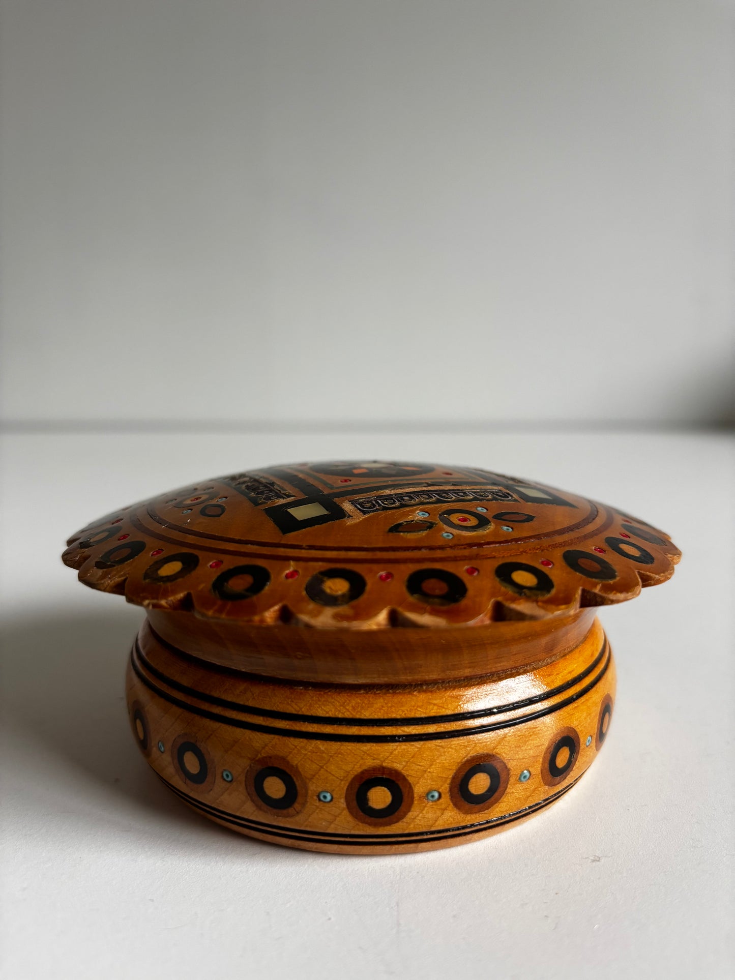 Vintage Inlay Jewellery Box