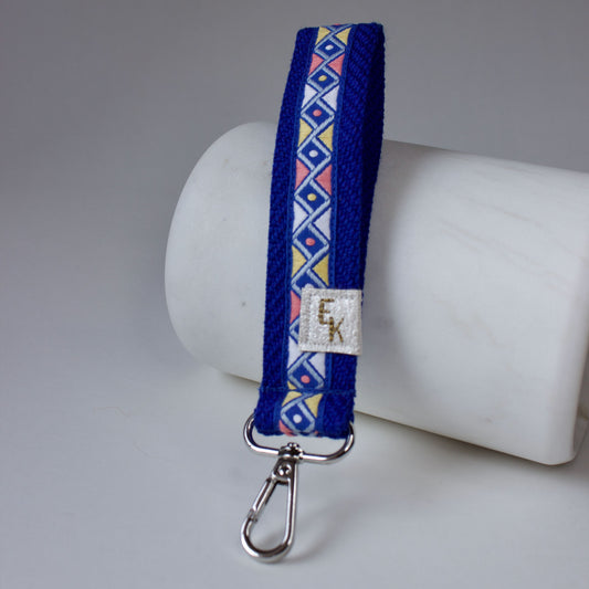 Funky Diamond Keychain Wristlet