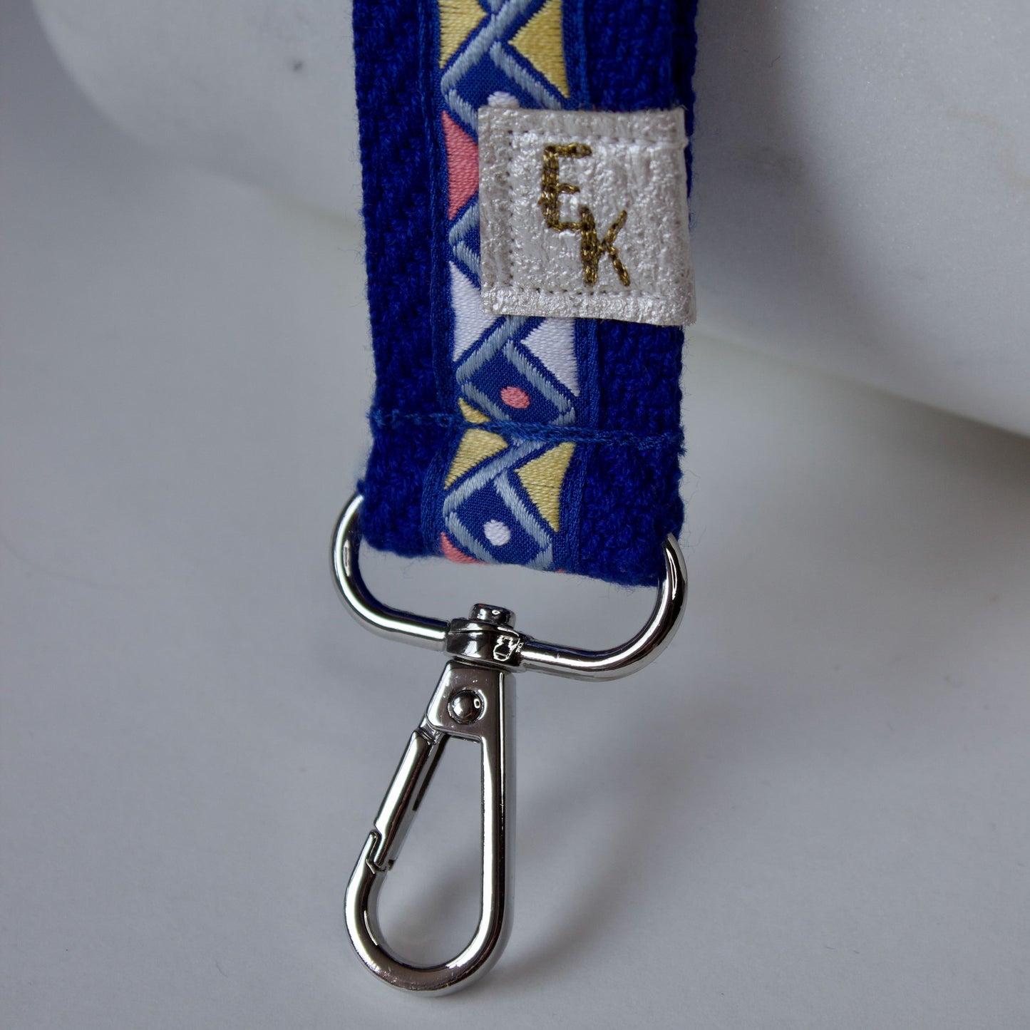 Funky Diamond Keychain Wristlet