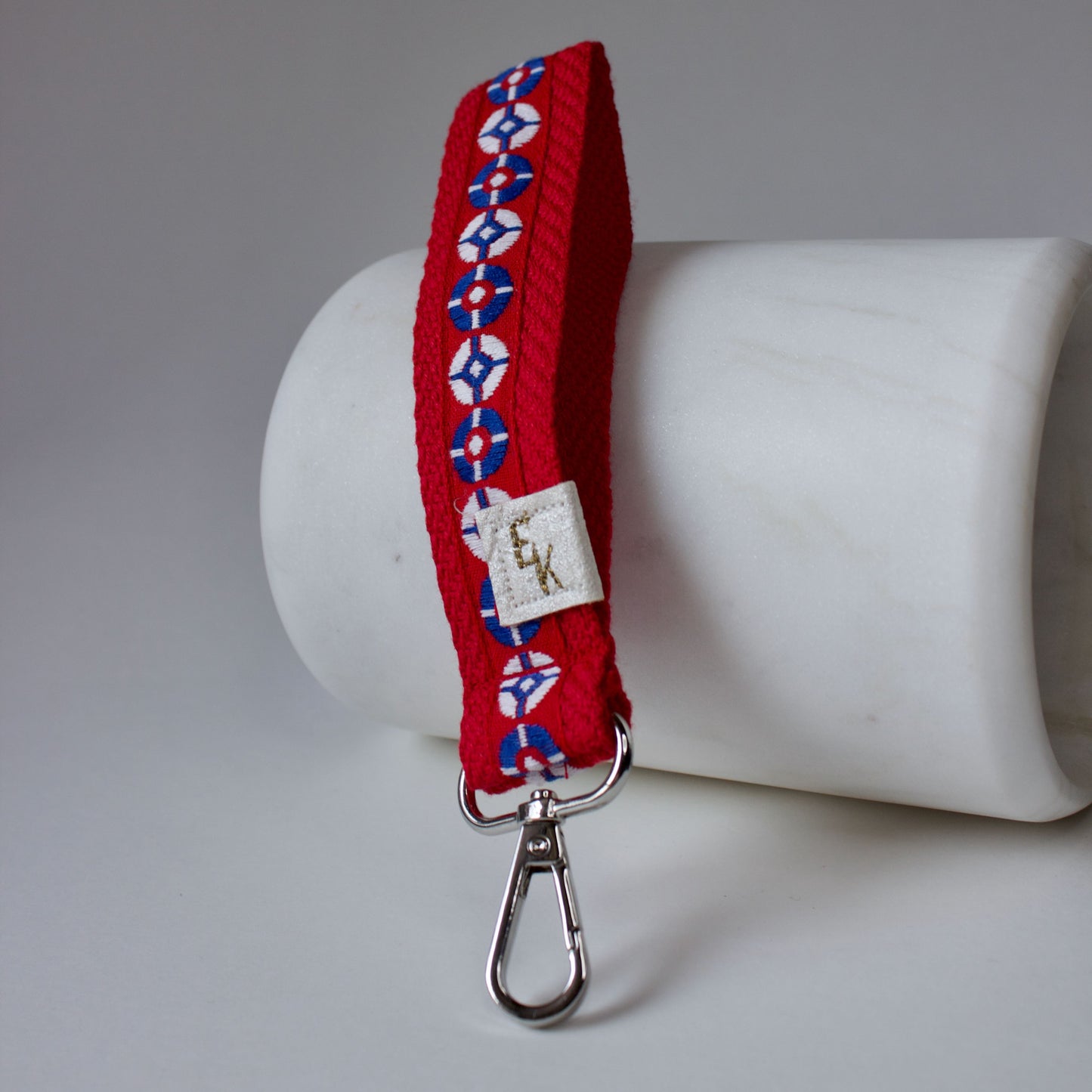 Funky Circles Keychain Wristlet