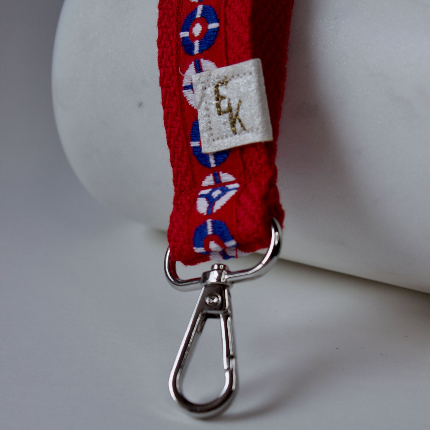 Funky Circles Keychain Wristlet