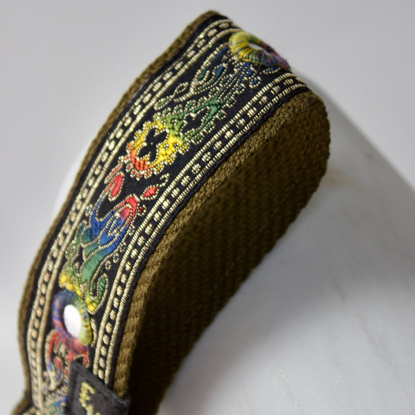 Glitzy Green Keychain Wristlet