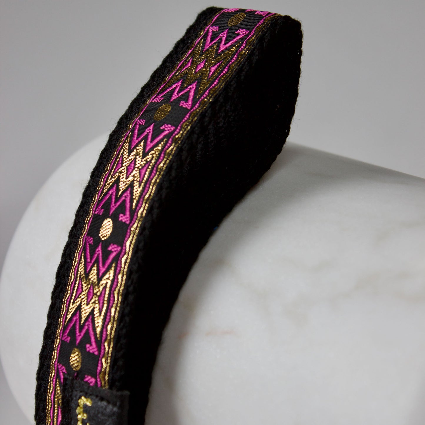 Purple Brocade Keychain Wristlet