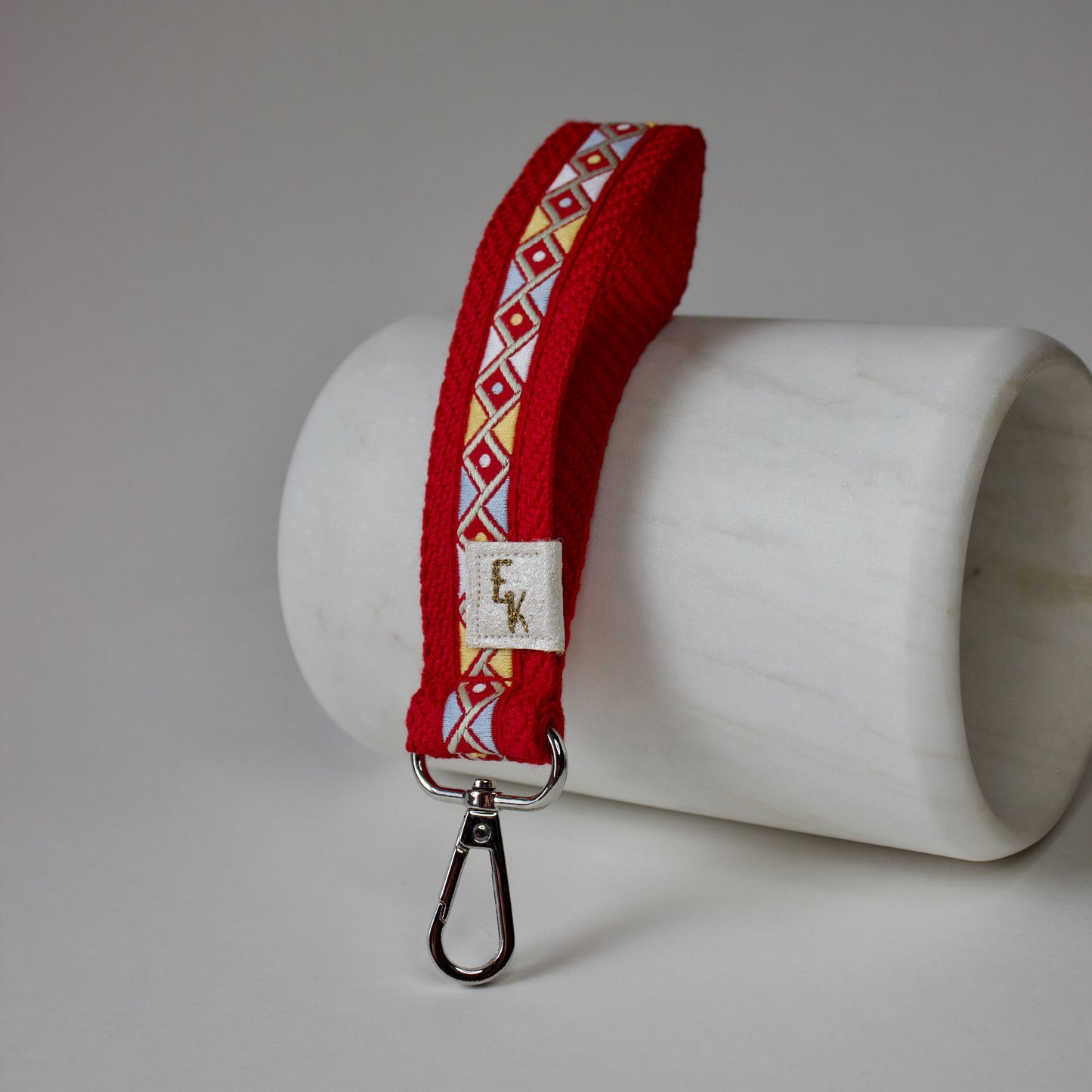 Funky Diamond Keychain Wristlet