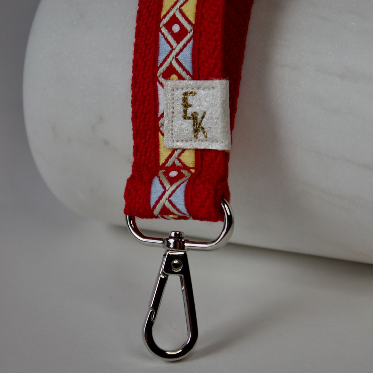 Funky Diamond Keychain Wristlet