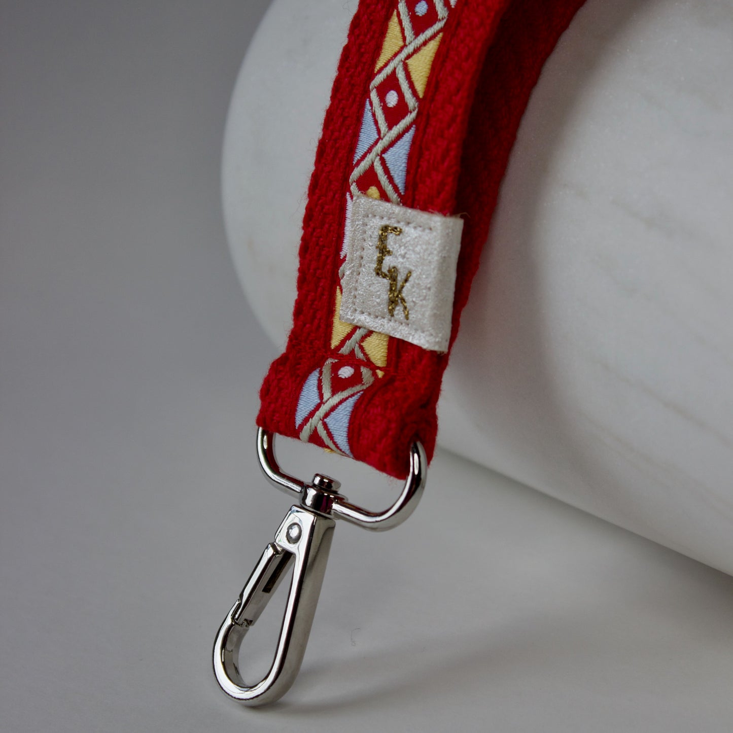 Funky Diamond Keychain Wristlet