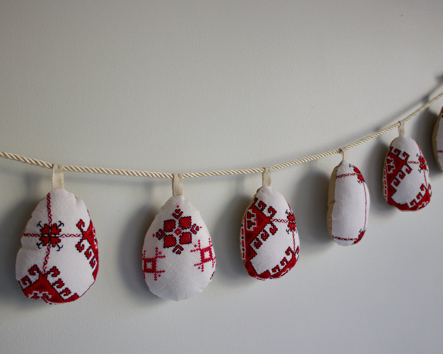 No. 23: Upcycled Pysanky Easter Egg Banner