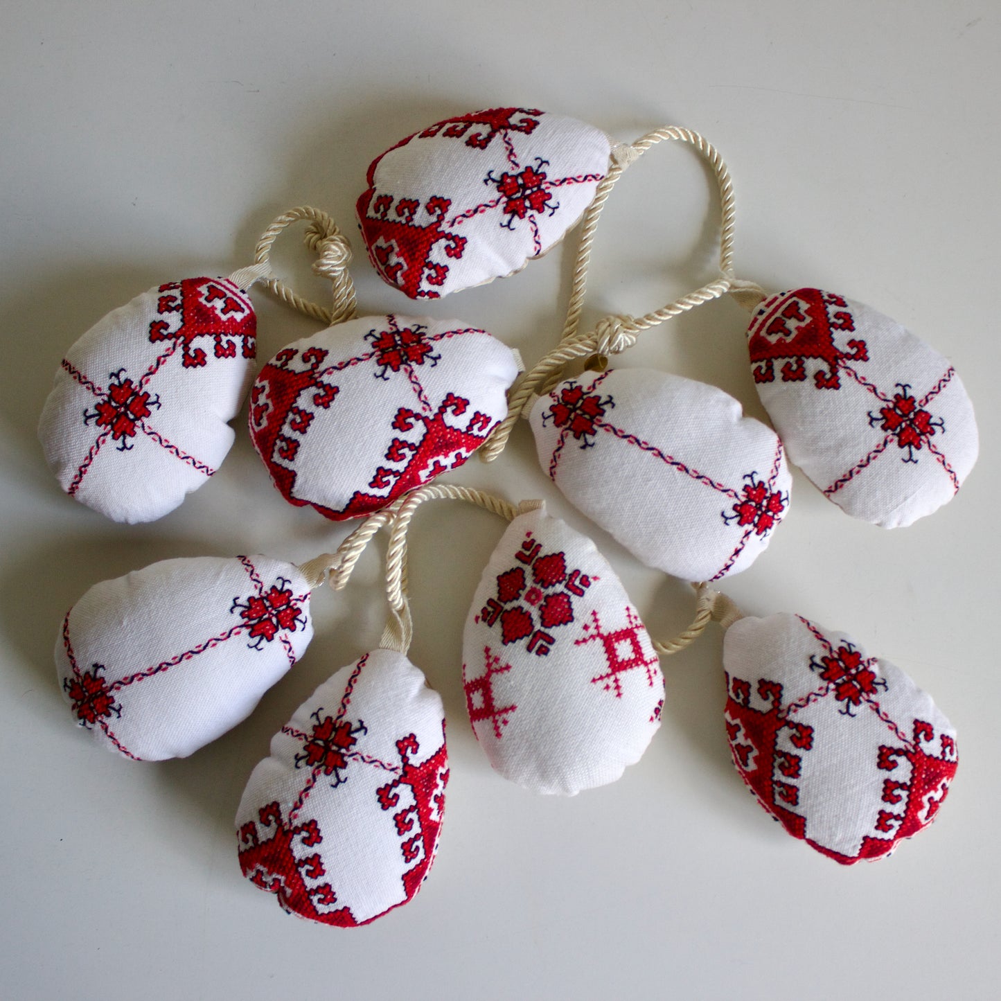 No. 23: Upcycled Pysanky Easter Egg Banner