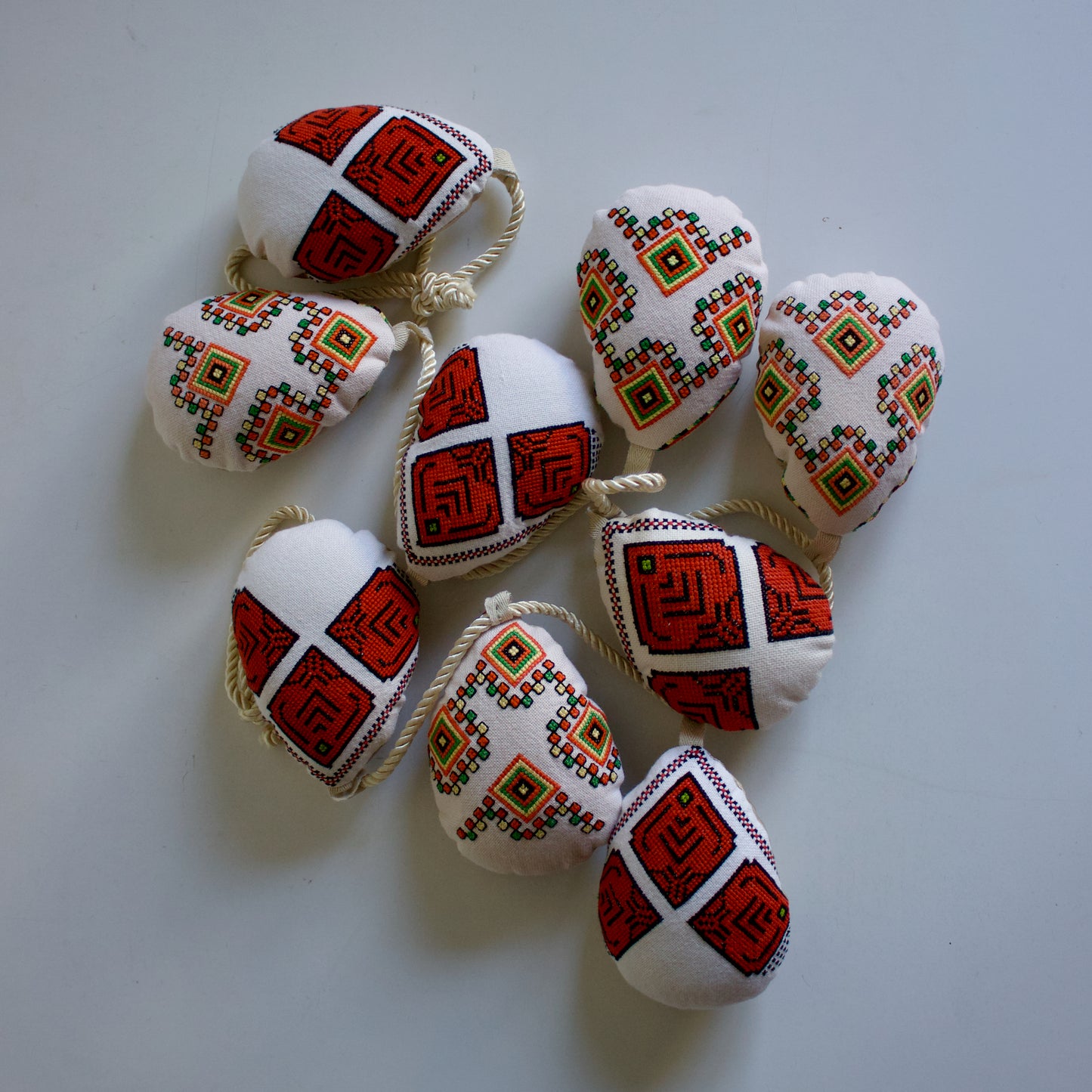 No. 32: Upcycled Pysanky Easter Egg Banner