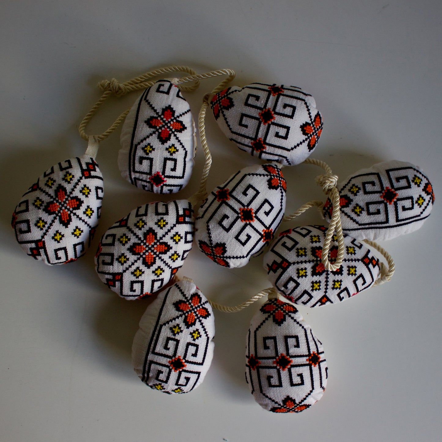 No. 37: Upcycled Pysanky Easter Egg Banner