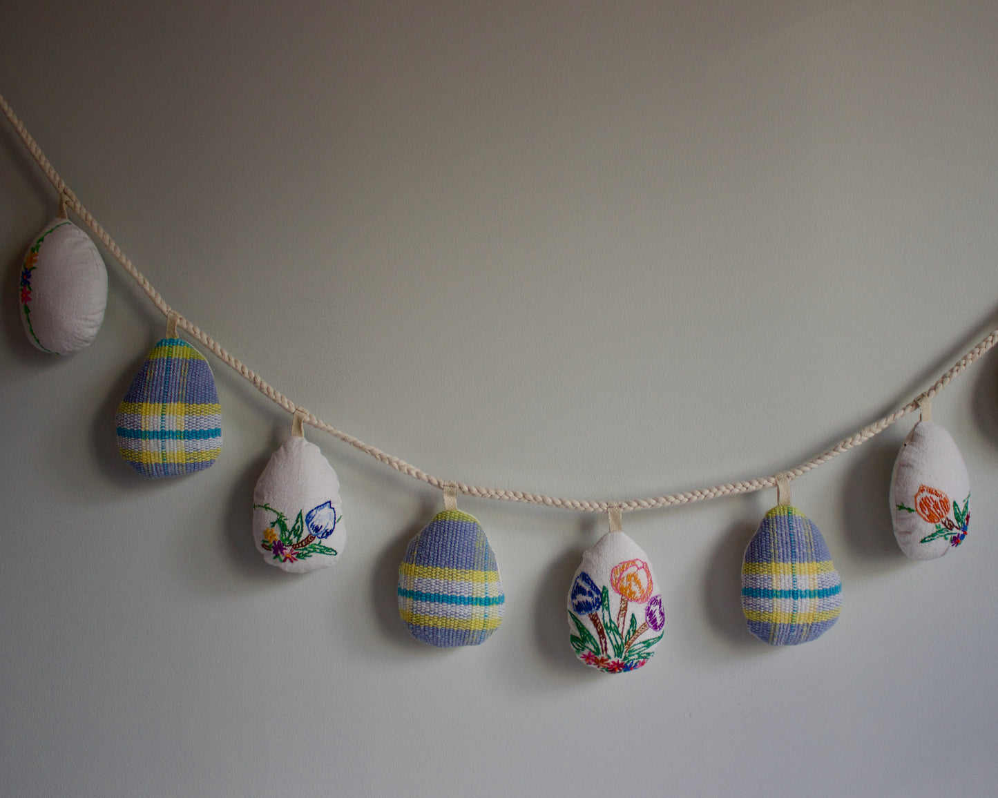 No. 26: Upcycled Pysanky Easter Egg Banner