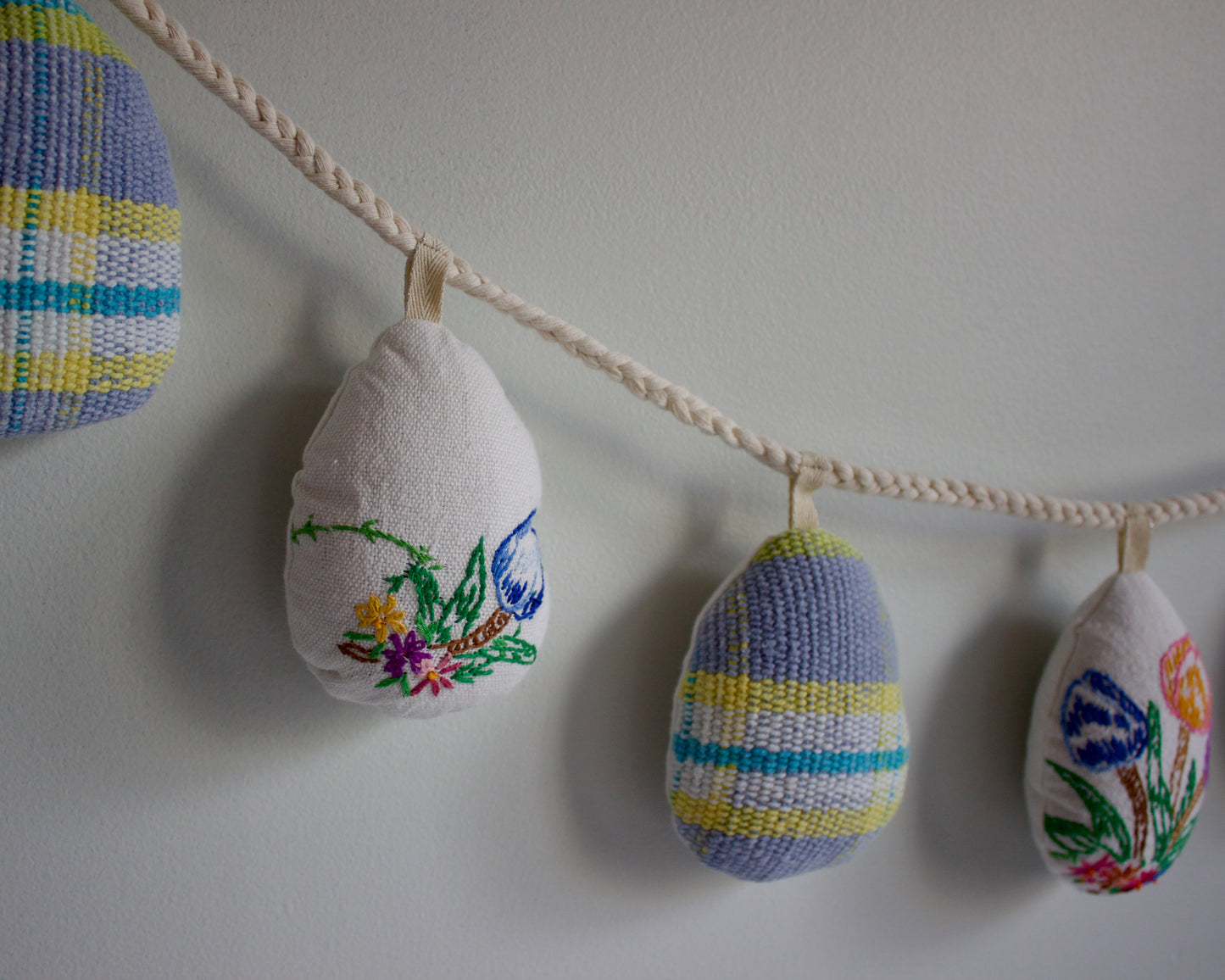 No. 26: Upcycled Pysanky Easter Egg Banner
