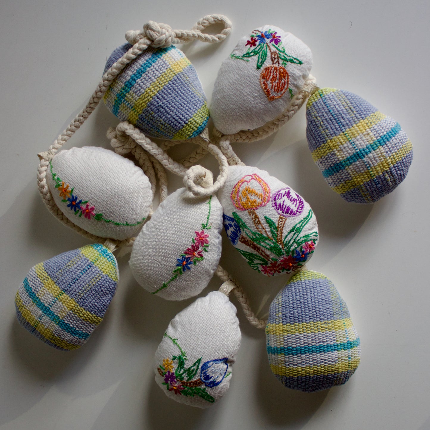 No. 26: Upcycled Pysanky Easter Egg Banner