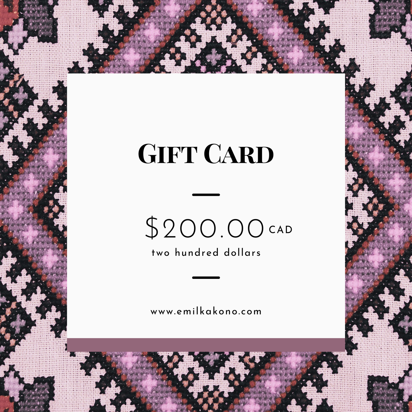 Emilka Kono Gift Card
