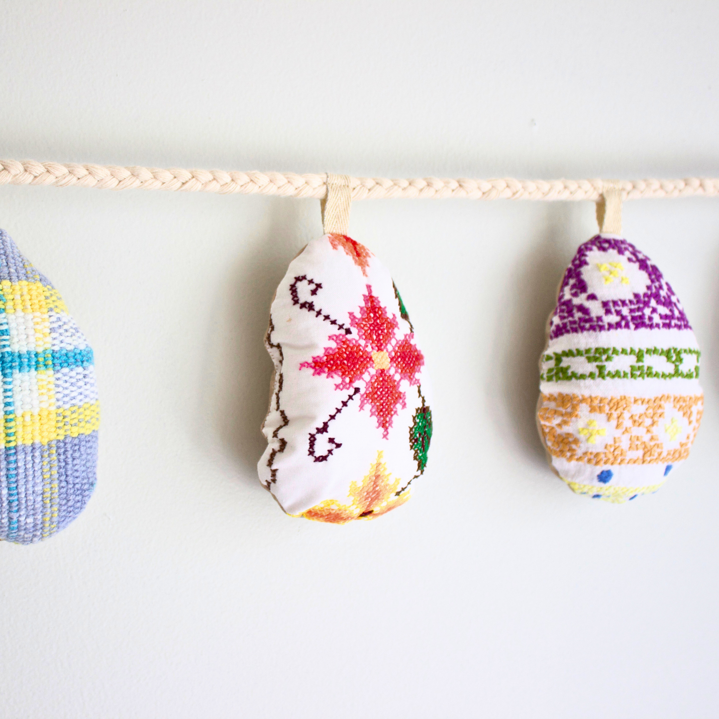 No. 1: Upcycled Pysanky Easter Egg Banner