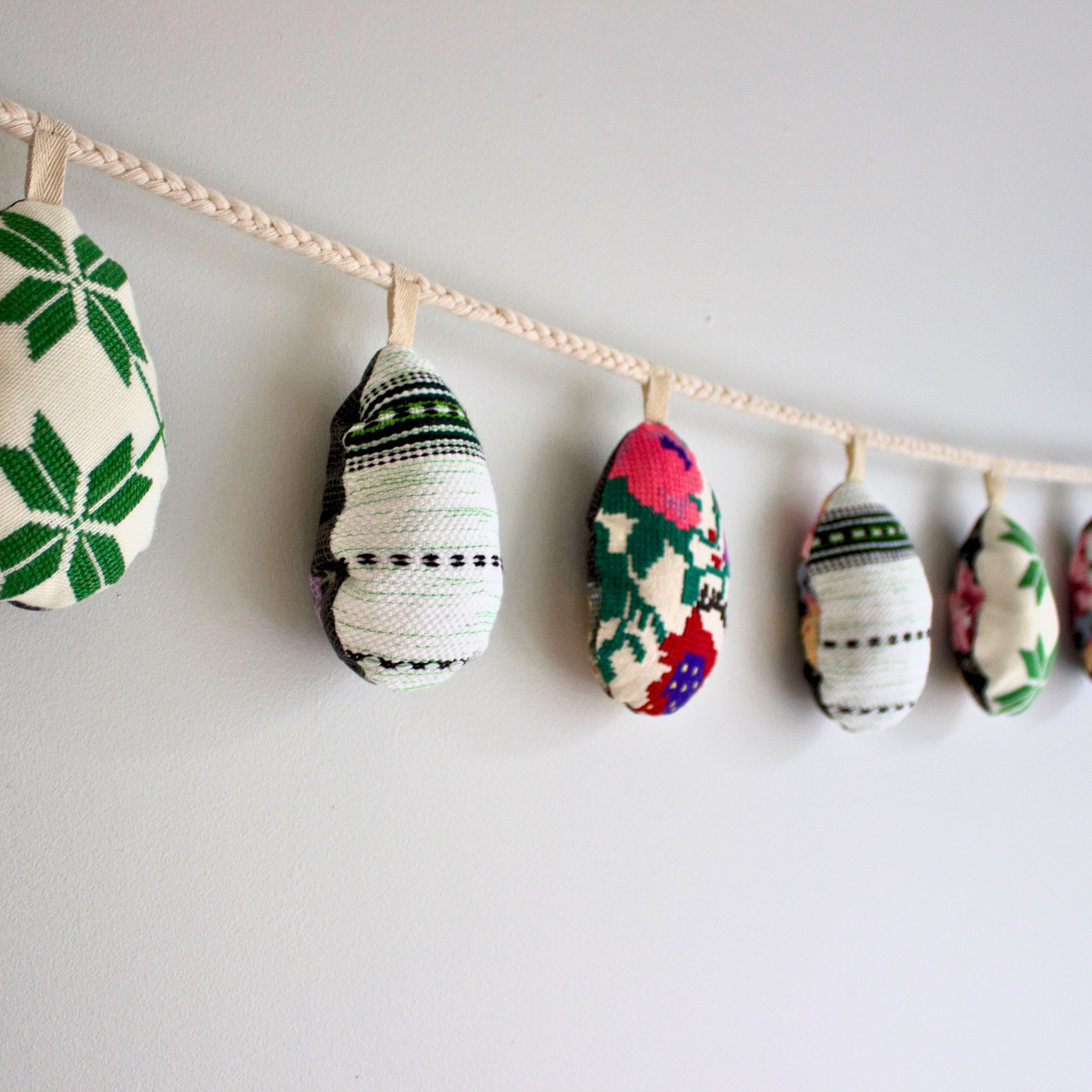 No. 9: Upcycled Pysanky Easter Egg Banner